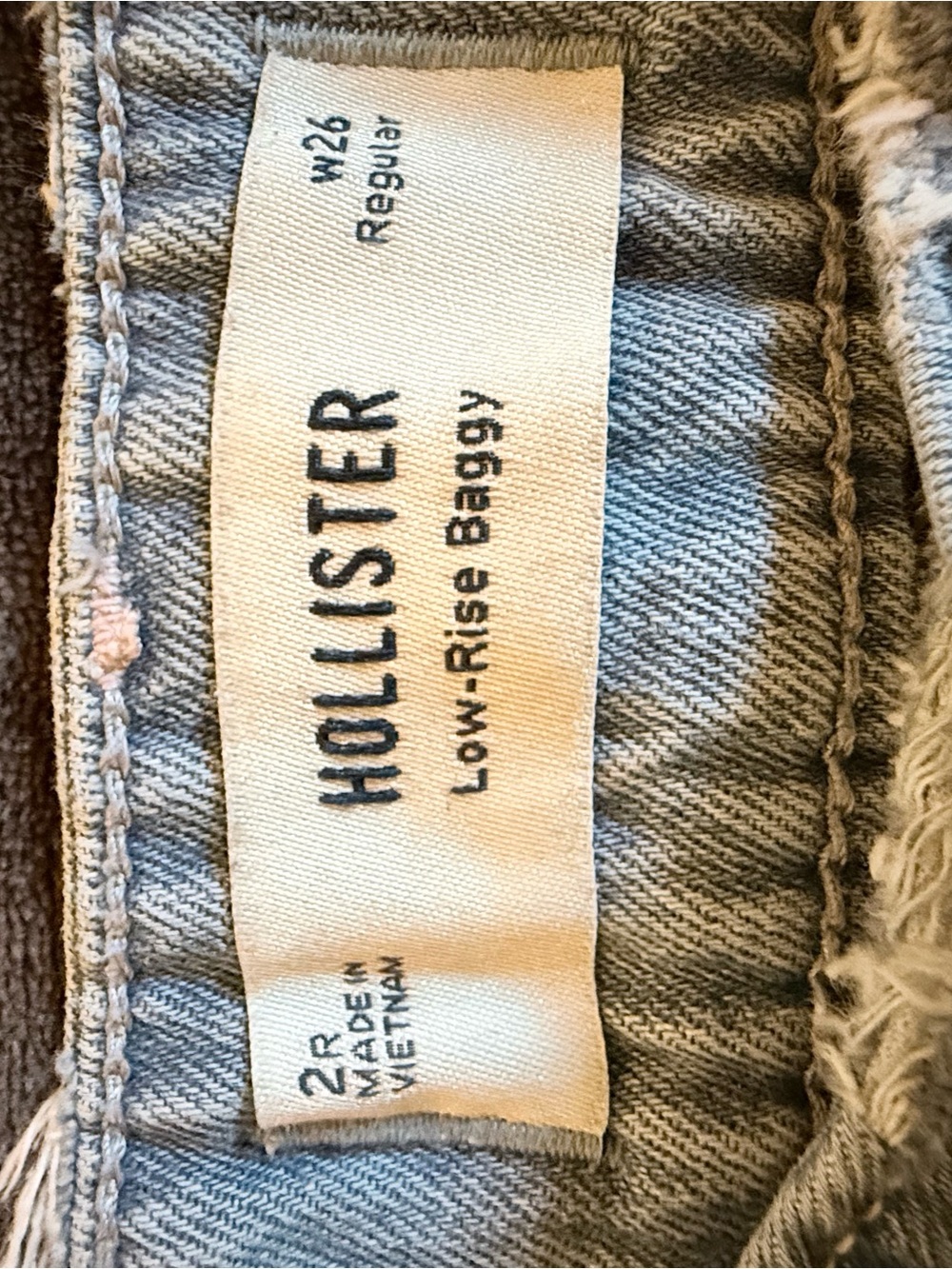 Hollister Low Rise Baggy Jeans